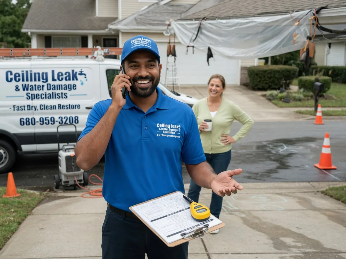 Ceiling Leak Cleanup Whiting, KS FAQs